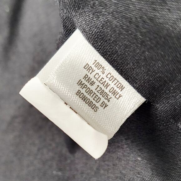 Bonobos Slim Fit Gray Quilted Shirt Jacket Shacket Long-sleeve Button-Up Men's S - Picture 8 of 8